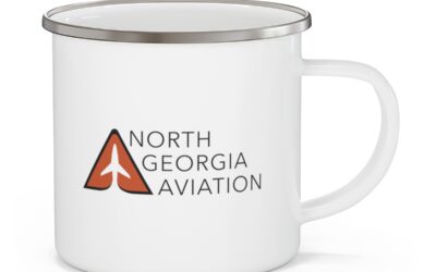 NGA Black Logo — Enamel Camping Mug